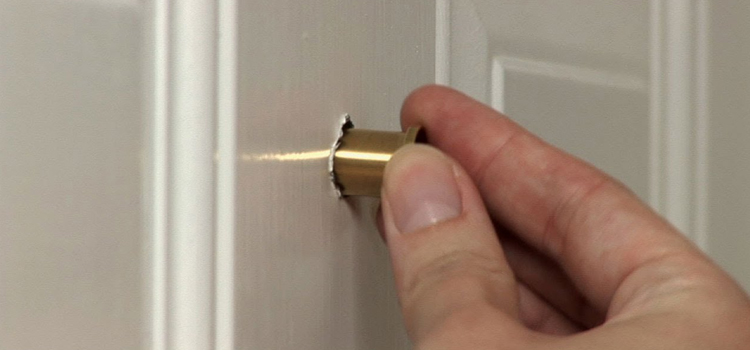 peephole door repair in Vincent